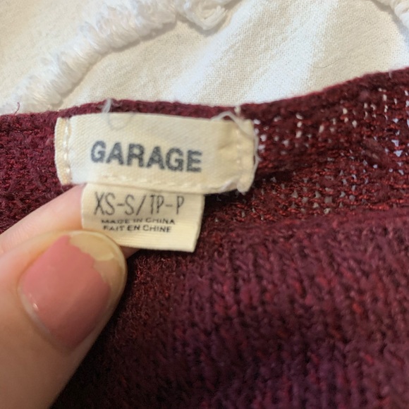 (2for$20) Garage XS-SM Knit Long sleeve - Picture 4 of 6